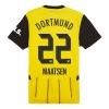 Maglia ufficiale Borussia Dortmund Maatsen 22 Casa 2024-25 per Bambino